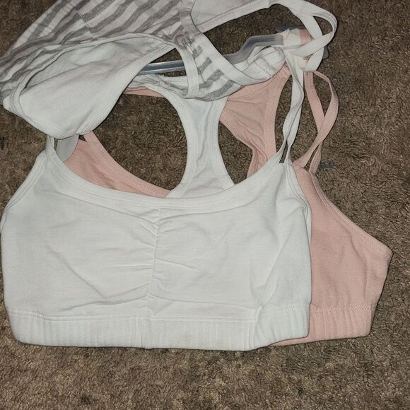 Fruit of the Loom Women's Spaghetti Strap Cotton Sports Bra, 3-Pack Size34 - Picture 7 of 8